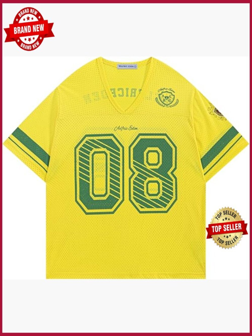 Y2K Oversized V-Neck Graphic Tee Streetwear T Shirt Top